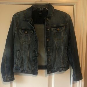 GAP kids denim girls coat size large - perfect condition